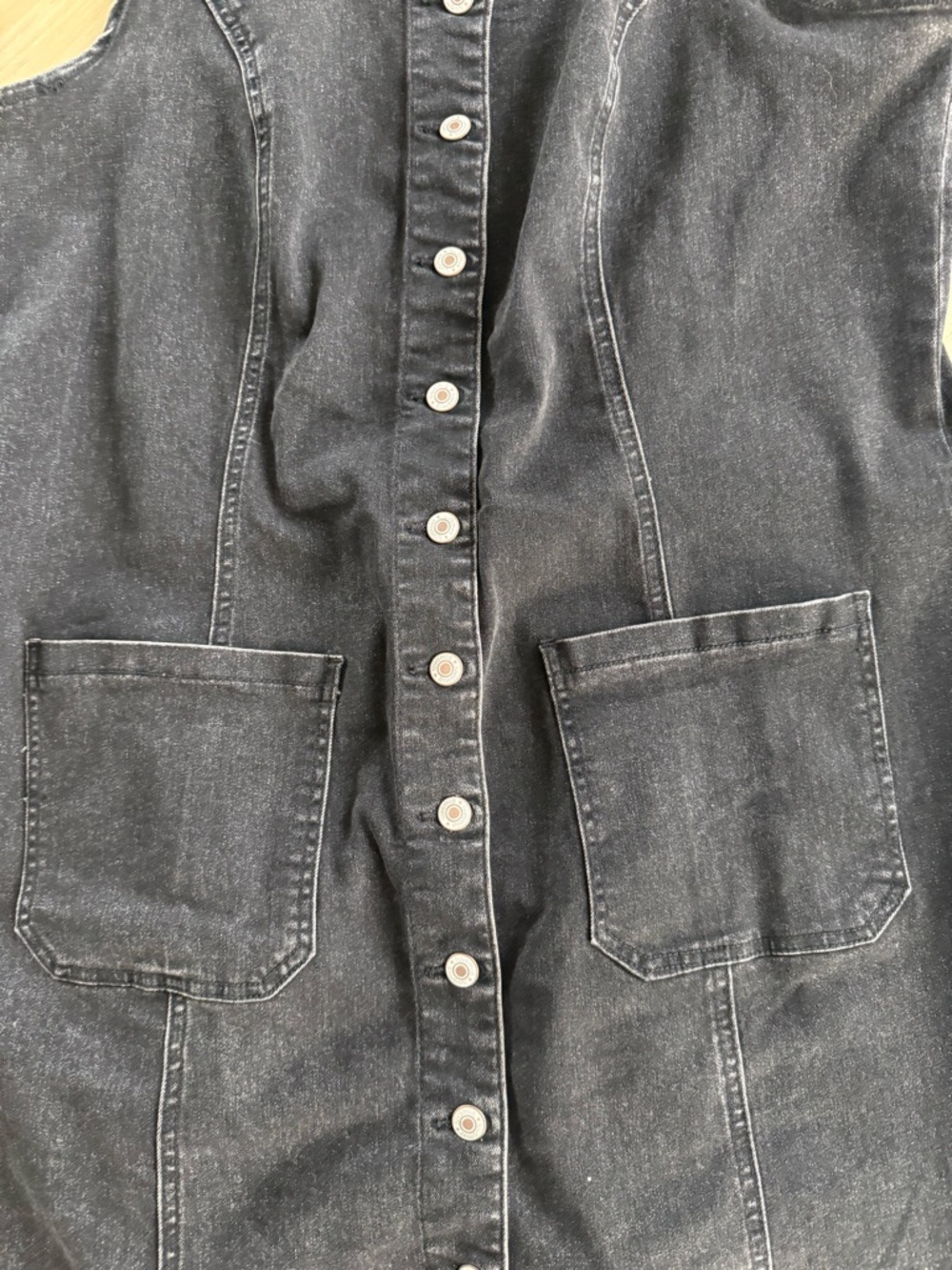 Denim Stretchy Dress - Picture 3 of 6